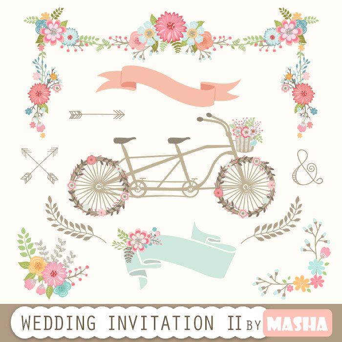 wedding invitations clipart - photo #34