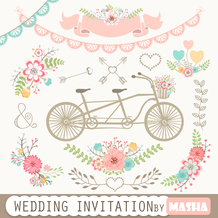 clipart wedding invitations - photo #10